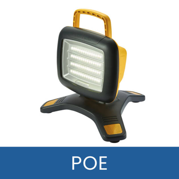 Small yellow floor light
